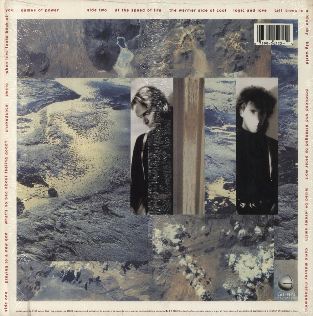 Wang Chung The Warmer Side Of Cool - Shrink US vinyl LP album (LP record) 075992422215