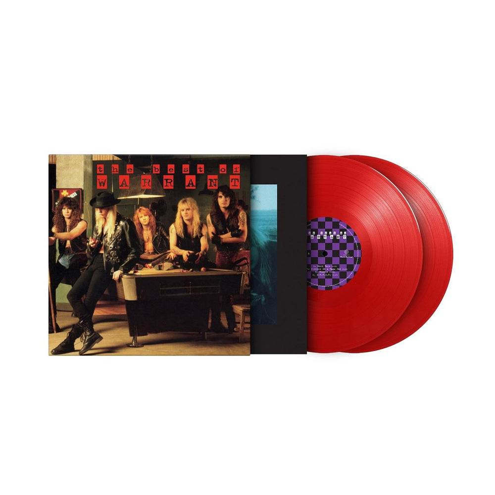 Warrant The Best Of Warrant - Red Vinyl 180 Gram + Lyric Insert - Numbered Edition UK 2-LP vinyl record set (Double LP Album) 8719262032880