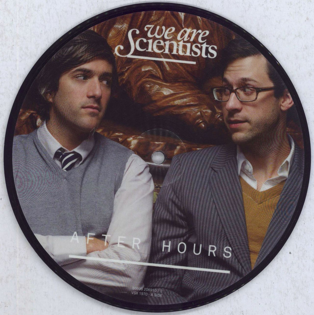 We Are Scientists After Hours UK 7" vinyl picture disc (7 inch picture disc single) VSX1970