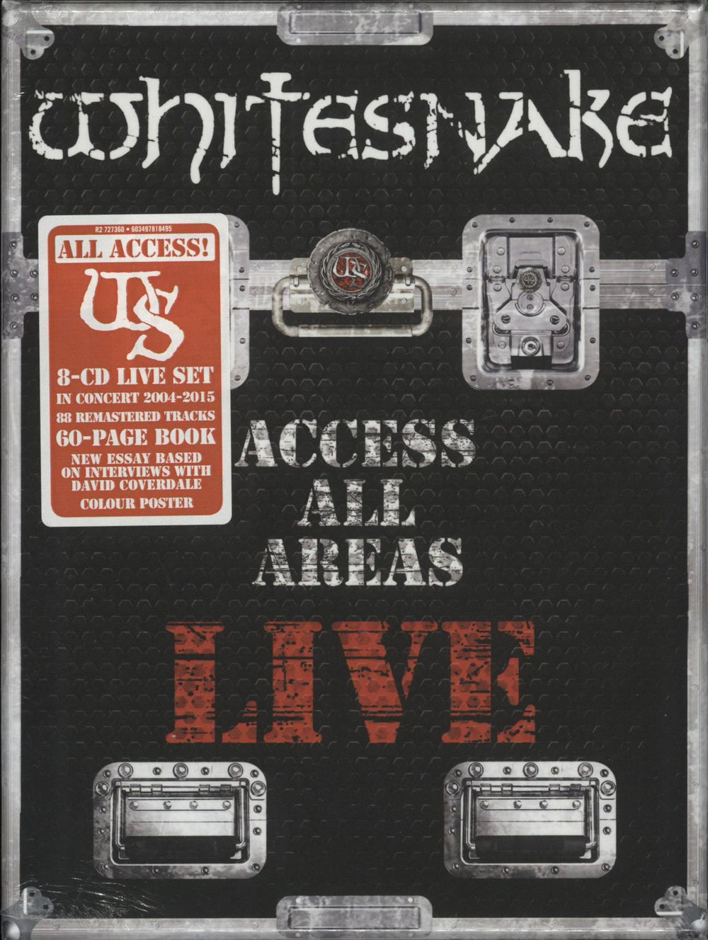 Whitesnake Access All Areas Live - Sealed UK CD Album Box Set R2727360