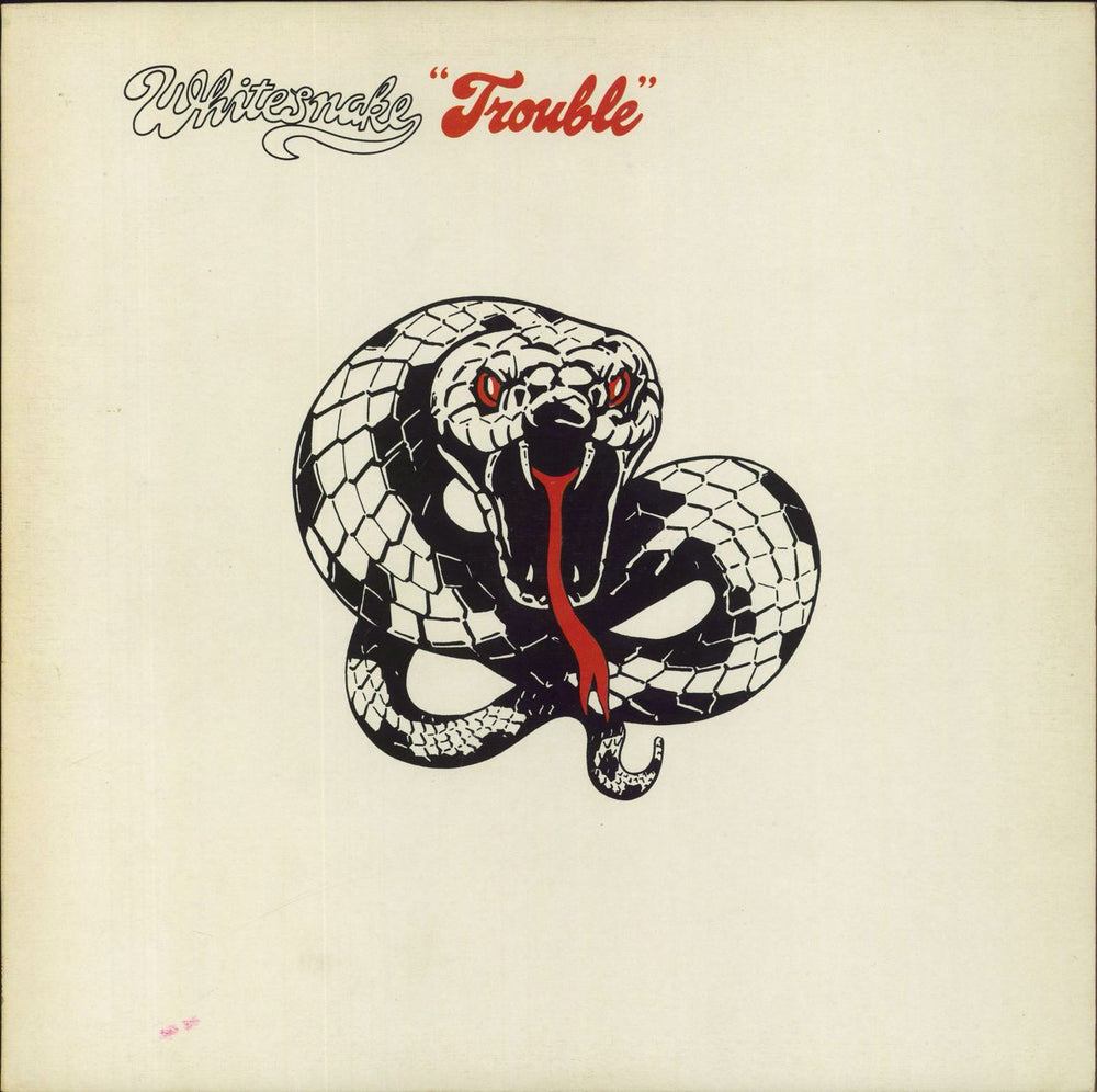 Whitesnake Trouble - EX UK vinyl LP album (LP record) INS3022