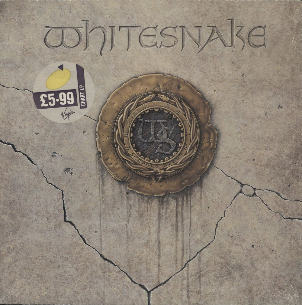Whitesnake Whitesnake - Shrink UK vinyl LP album (LP record) EMCX3528