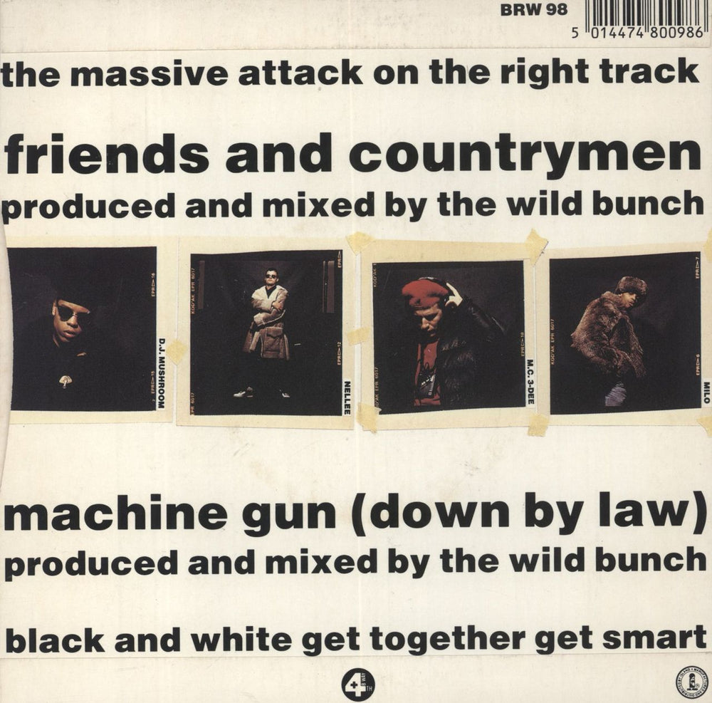 Wild Bunch Friends And Countrymen UK 7" vinyl single (7 inch record / 45) 5014474800986