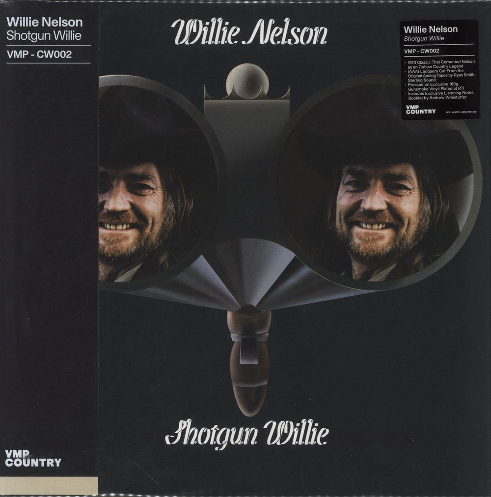 Willie Nelson Shotgun Willie - 180g Gunsmoke Vinyl US vinyl LP album (LP record) RCV1649775