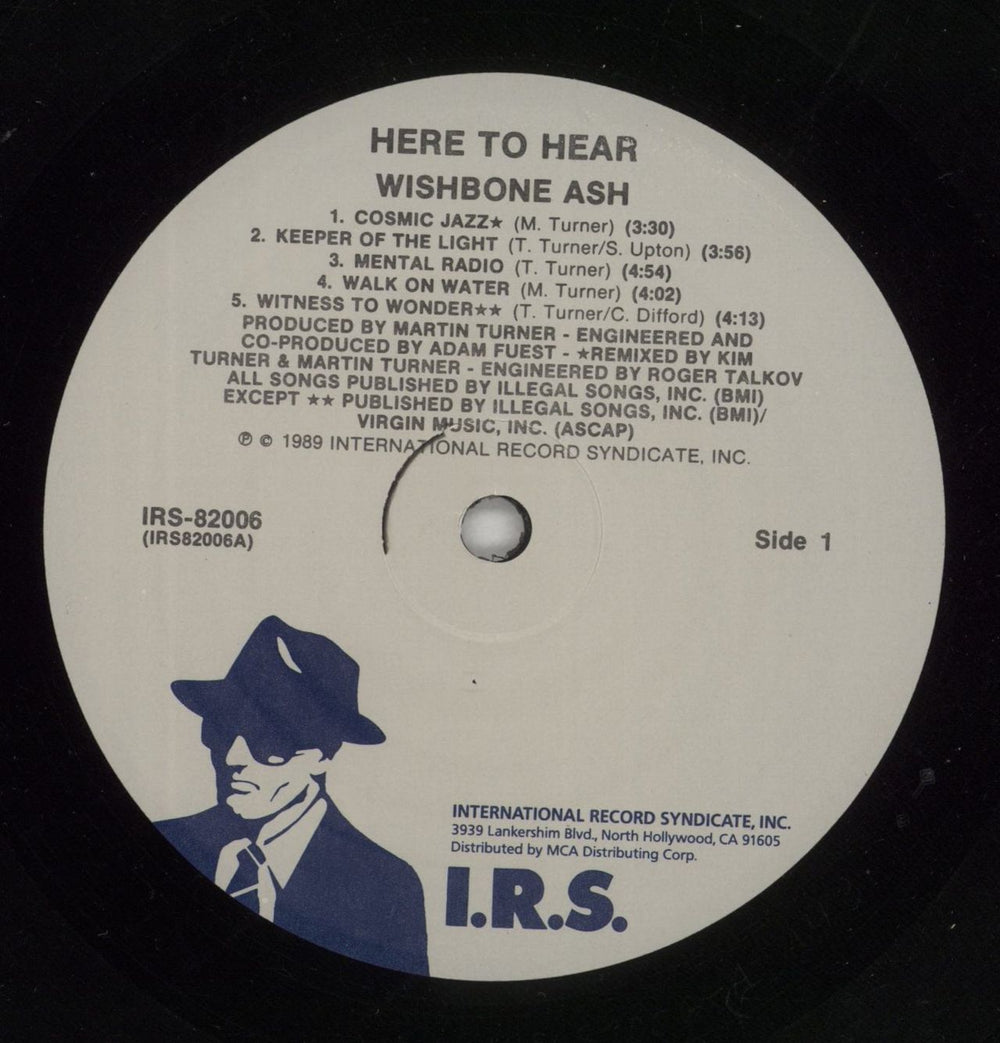 Wishbone Ash Here To Hear US vinyl LP album (LP record) WSHLPHE867481