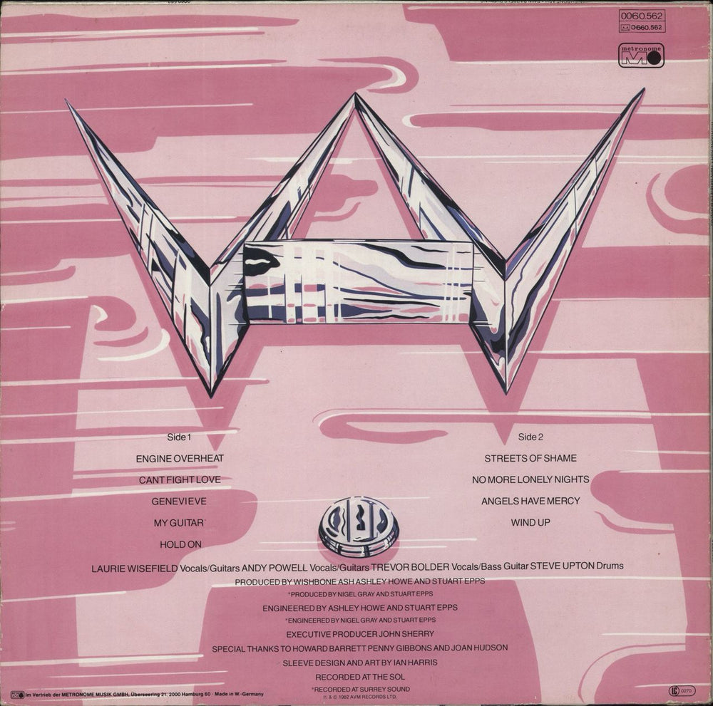 Wishbone Ash Twin Barrels Burning German vinyl LP album (LP record)