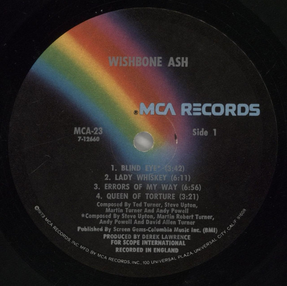 Wishbone Ash Wishbone Ash - EX US vinyl LP album (LP record) WSHLPWI862518
