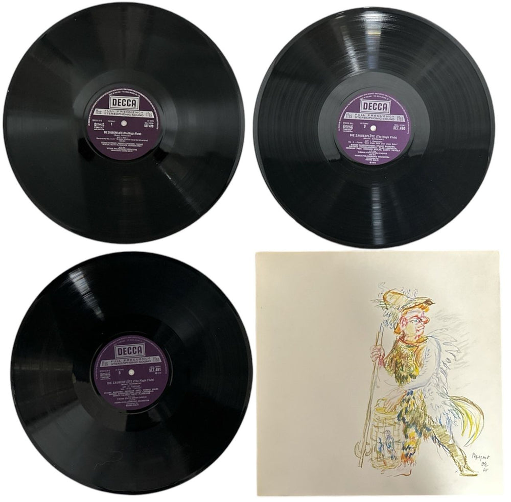 Wolfgang Amadeus Mozart Mozart: Die Zauberflöte = The Magic Flute = La Flûte Enchantée UK Vinyl Box Set WZMVXMO848879