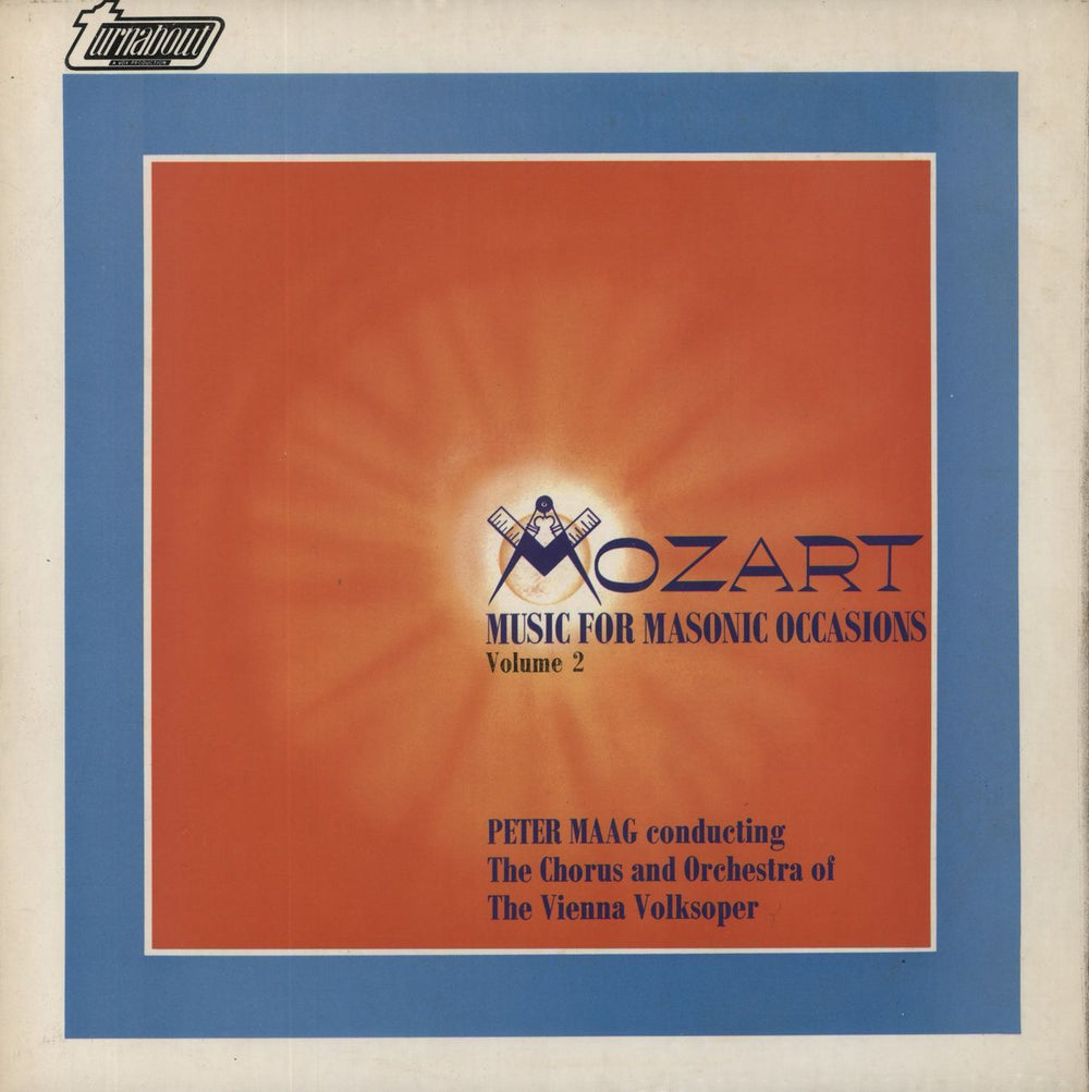 Wolfgang Amadeus Mozart Mozart: Music For Masonic Occasions UK 2-LP vinyl record set (Double LP Album)