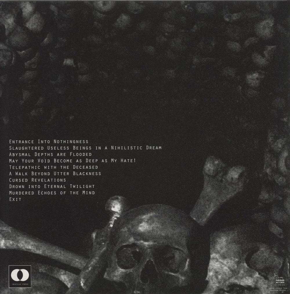 Xasthur Telepathic With The Deceased US 2-LP vinyl record set (Double LP Album)