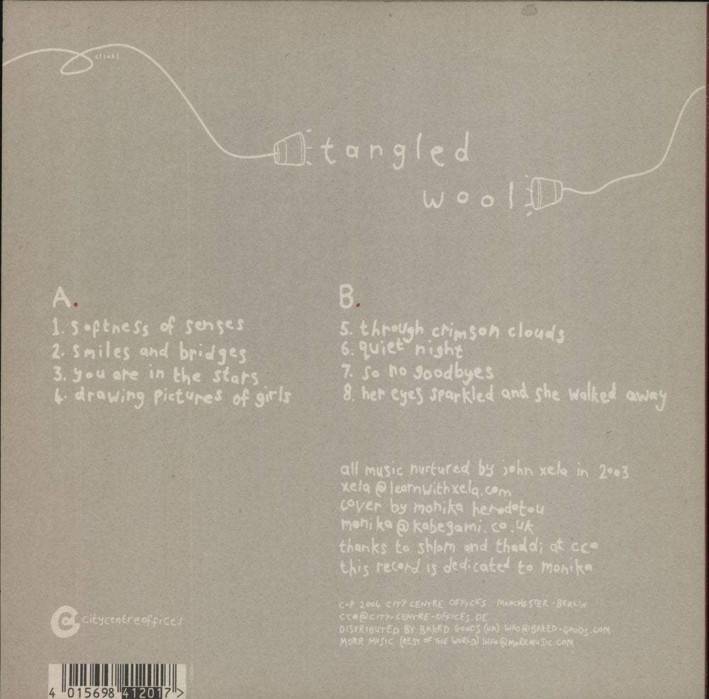 Xela Tangled Wool UK vinyl LP album (LP record)