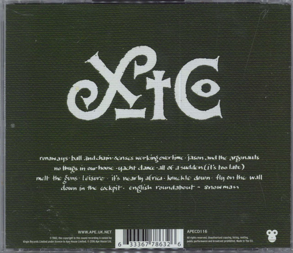 XTC English Settlement: Remastered UK CD album (CDLP) 633367786326