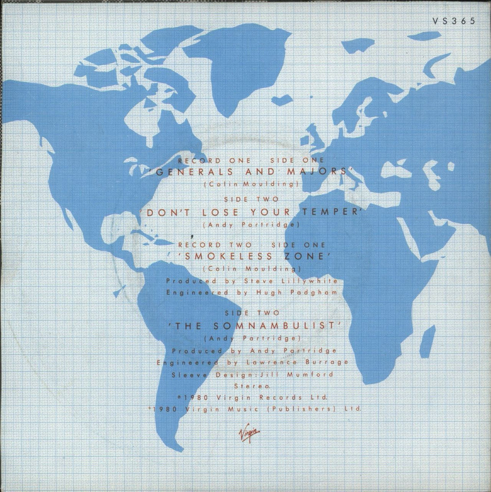 XTC Generals And Majors - Double Pack - Stickered UK 7" vinyl single (7 inch record / 45)