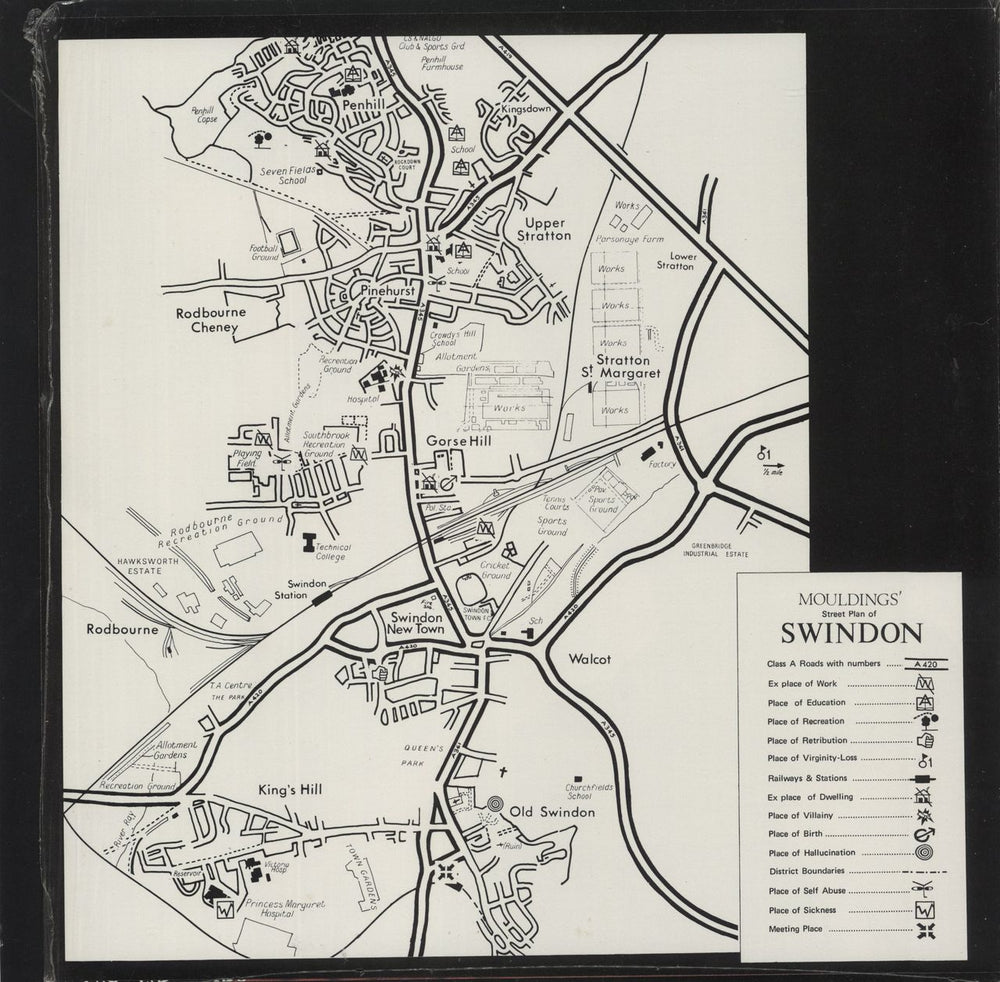 XTC Go 2 + 12" UK vinyl LP album (LP record) Deleted