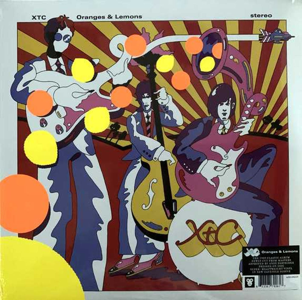 XTC Oranges & Lemons - 200 Gram Super Heavyweight Vinyl - Sealed UK 2-LP vinyl record set (Double LP Album) APELPX109