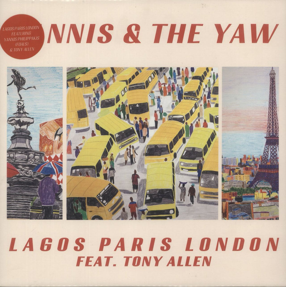 Yannis & The Yaw Lagos Paris London UK 12" vinyl single (12 inch record / Maxi-single) TRANS787X
