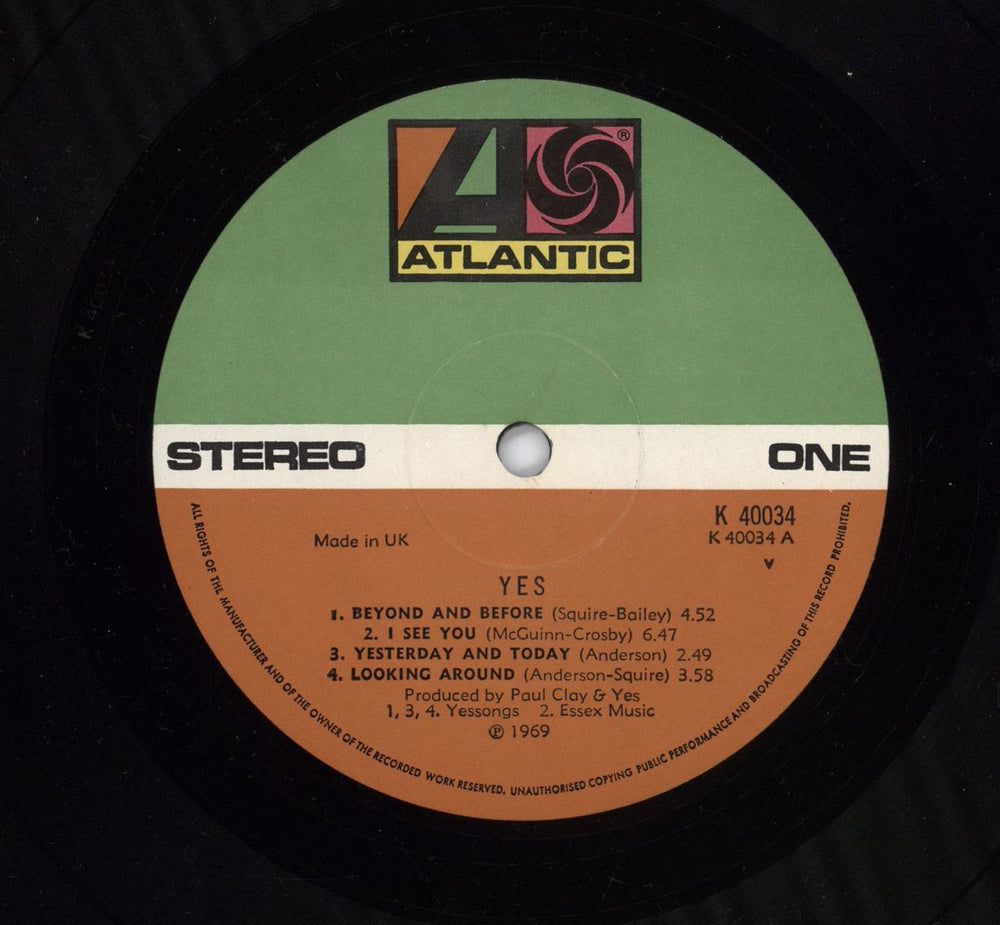 Yes Yes - 2nd - Complete UK vinyl LP album (LP record)