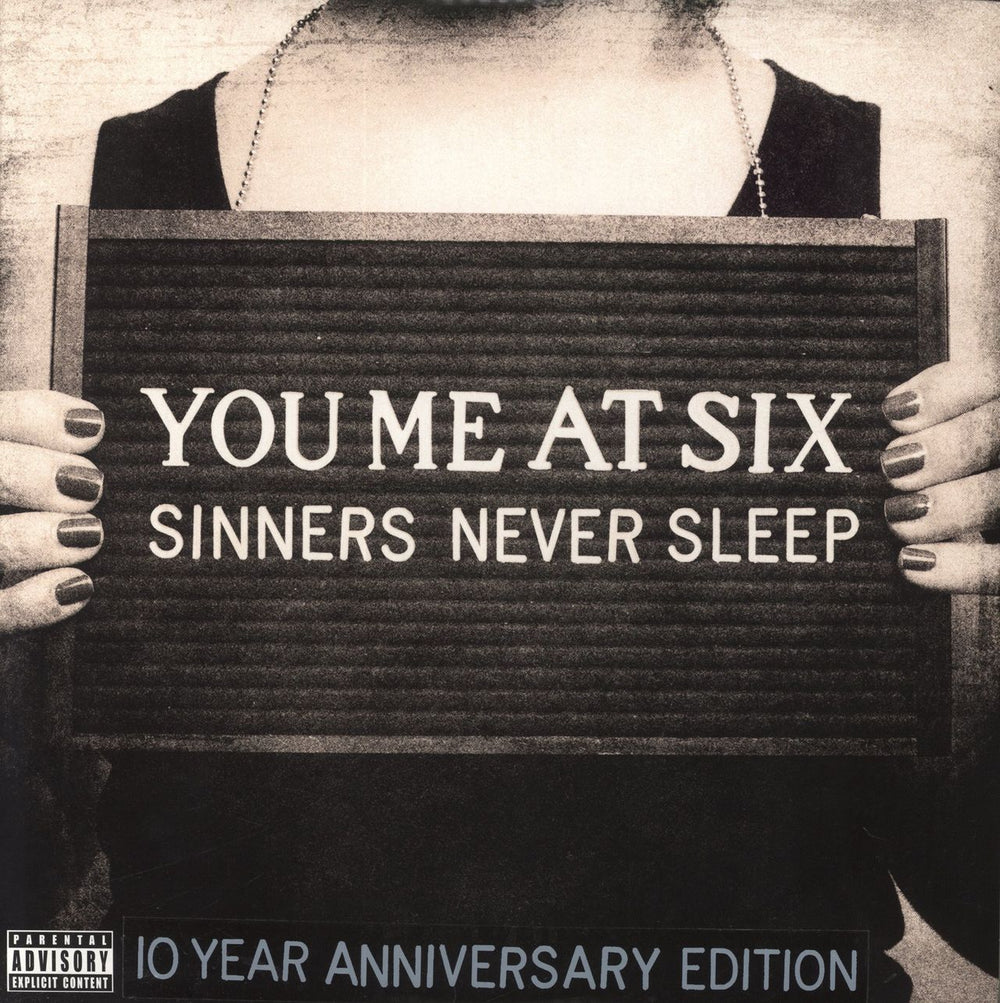 You Me At Six Sinners Never Sleep: 10th Anniversary - Grey Vinyl UK 3-LP vinyl record set (Triple LP Album) 3868010