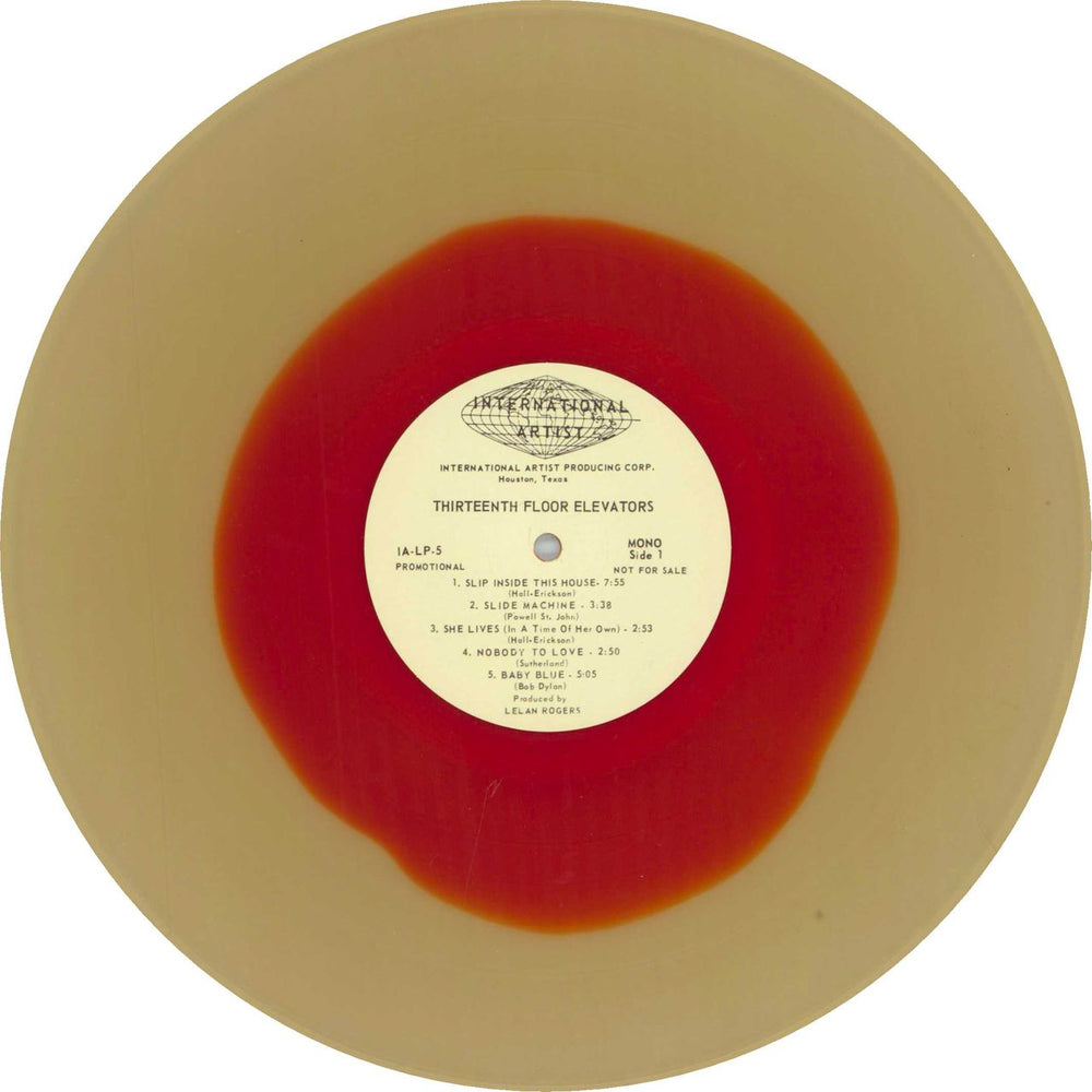 13th Floor Elevators Easter Everywhere - Clear & Red Vinyl Czech Promo 2-LP vinyl record set (Double LP Album) 13F2LEA789564