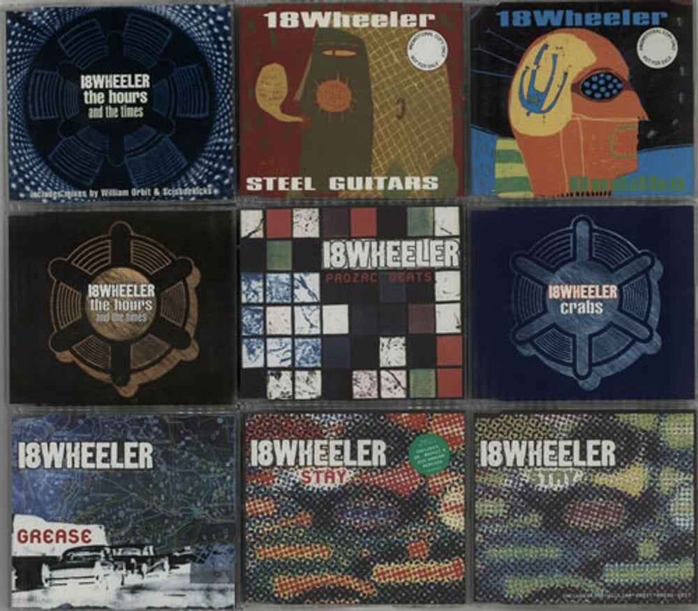 18 Wheeler Quantity of 11 CD Singles UK Promo CD single (CD5 / 5") 18WC5QU634175