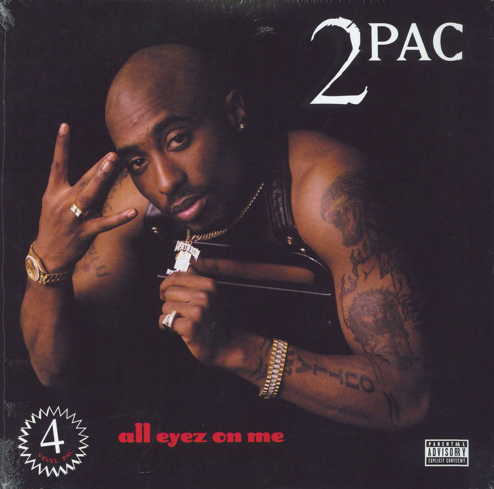 2Pac All Eyez On Me - 180gm Vinyl - Sealed Czech 4-LP vinyl album record set 00602448276261