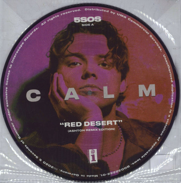 5 Seconds Of Summer Calm (Ashton Remix Edition) UK Picture disc LP