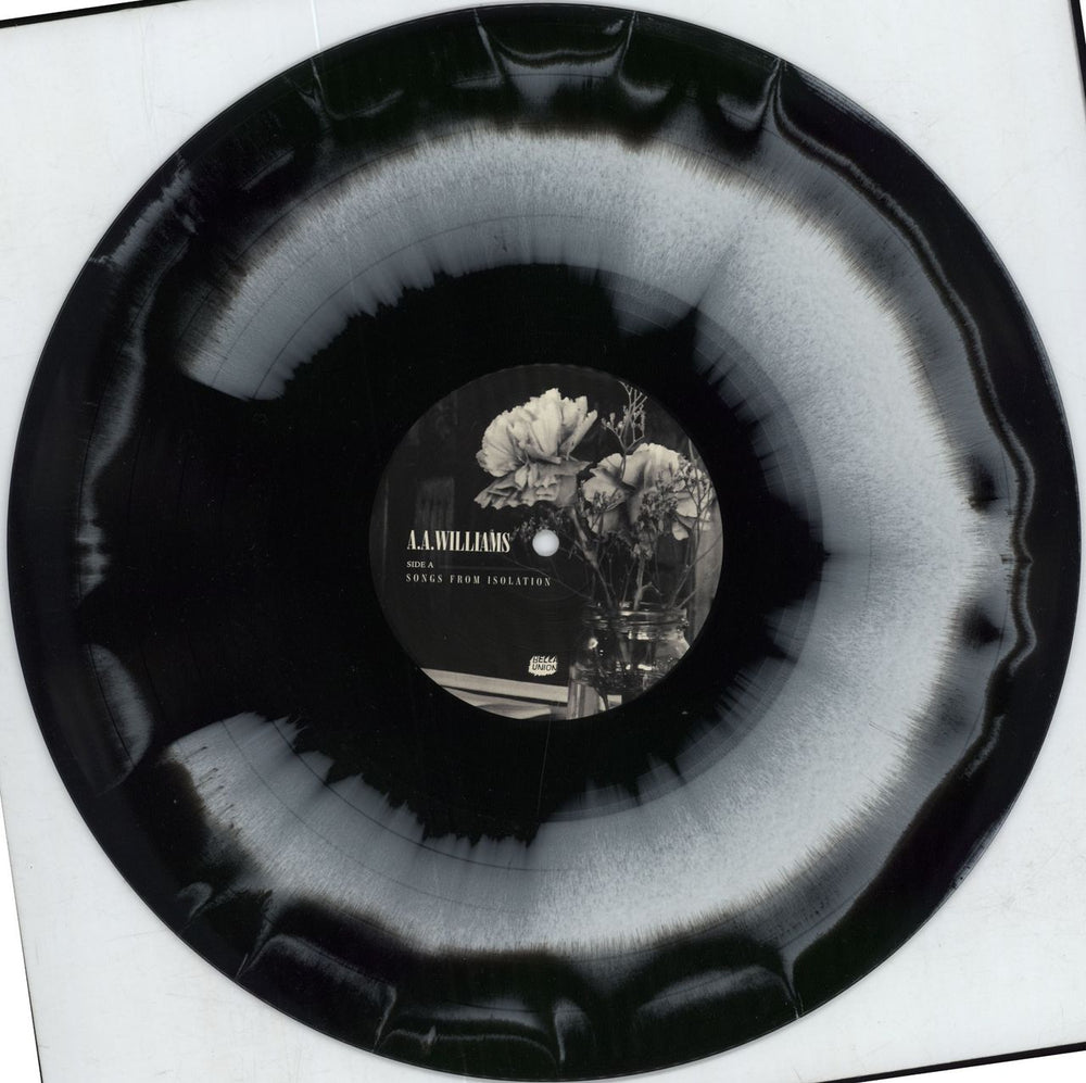 A.A.Williams Songs From Isolation - Black & White Swirl Vinyl UK vinyl LP album (LP record) 2OALPSO791597