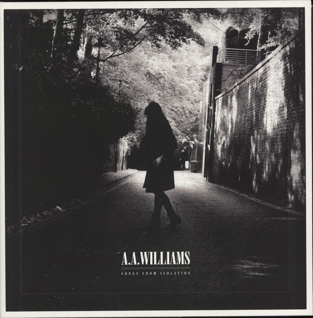 A.A.Williams Songs From Isolation - Black & White Swirl Vinyl UK vinyl LP album (LP record) BELLA1143V