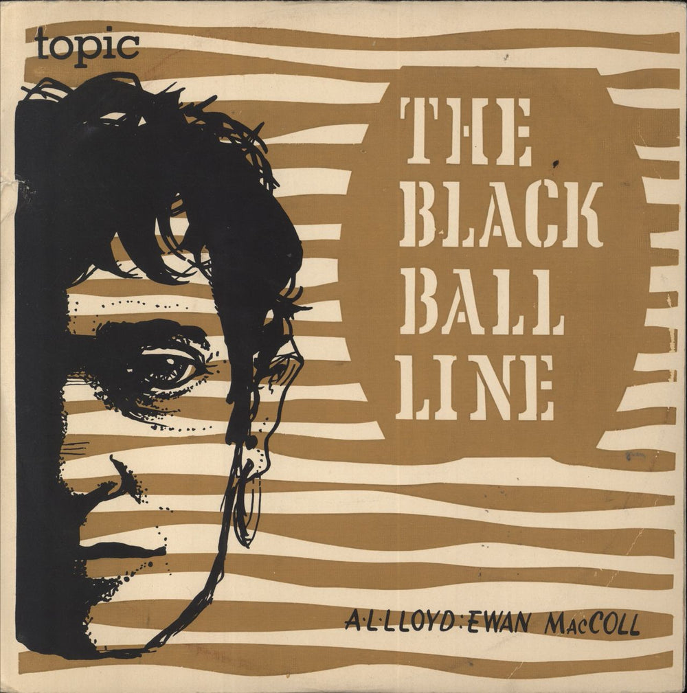 A.L. Lloyd The Blackball Line UK 8" vinyl single (8 inch record) T8