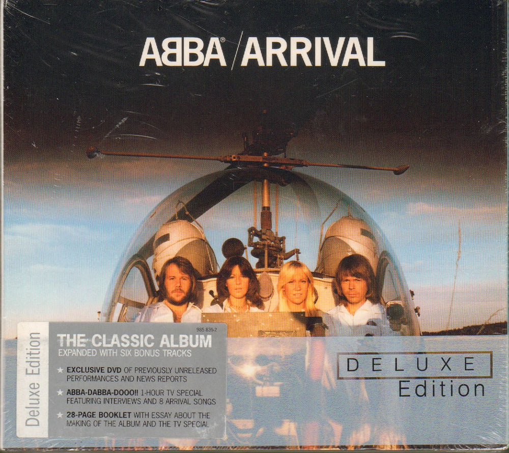 Abba Arrival - Deluxe Edition - Sealed UK 2-disc CD/DVD set 985836-2