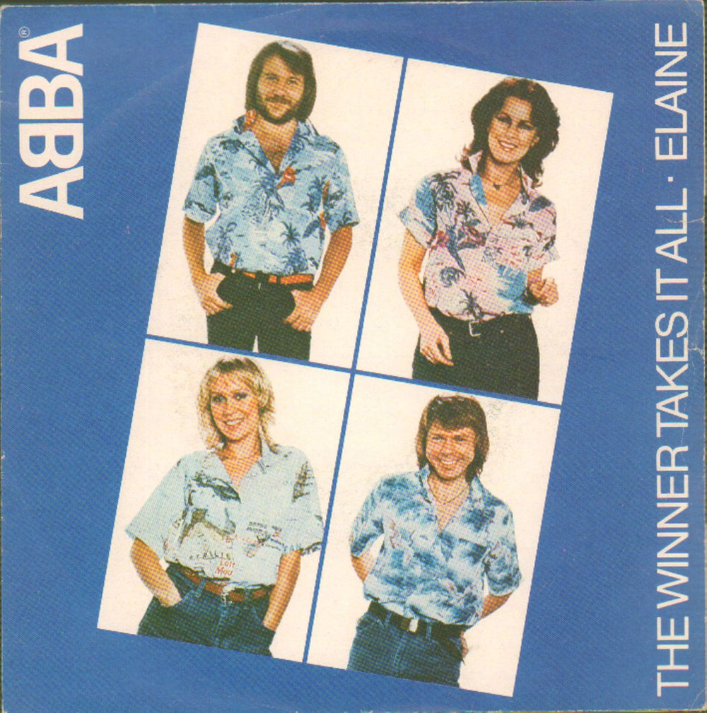 Abba The Winner Takes It All Italian 7" vinyl single (7 inch record / 45) EPC8835