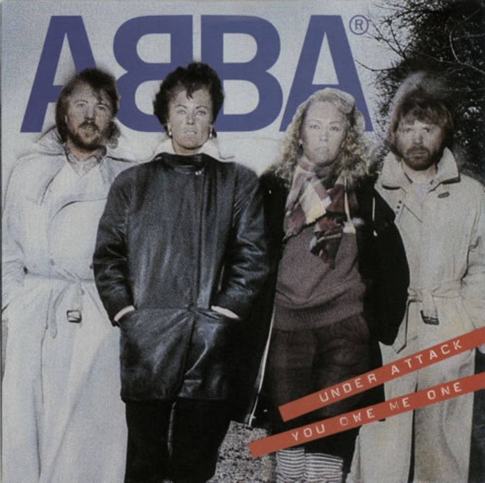 Abba Under Attack - Solid UK 7" vinyl single (7 inch record / 45) EPCA2971