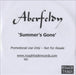 Aberfeldy Summer's Gone UK Promo CD-R acetate CD-R ACETATE