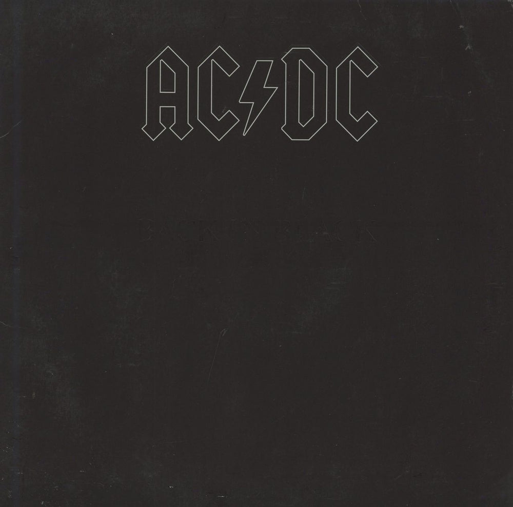 AC/DC Back In Black - 180gram Vinyl UK vinyl LP album (LP record) 5107651