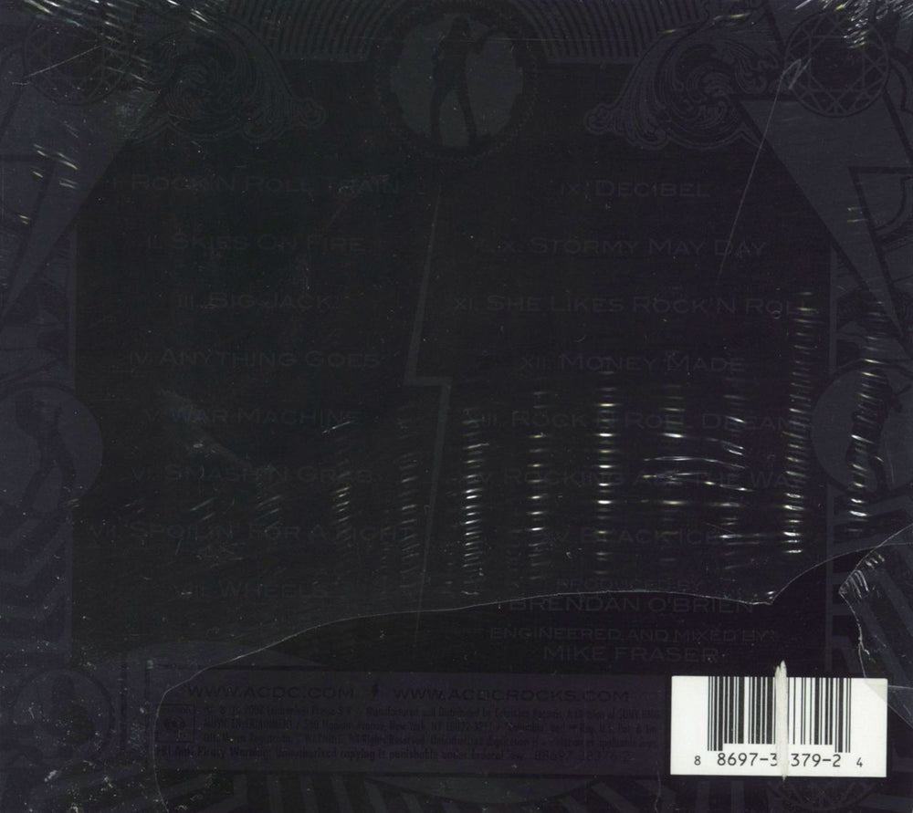 AC/DC Black Ice - Walmart - White Logo US CD album (CDLP)