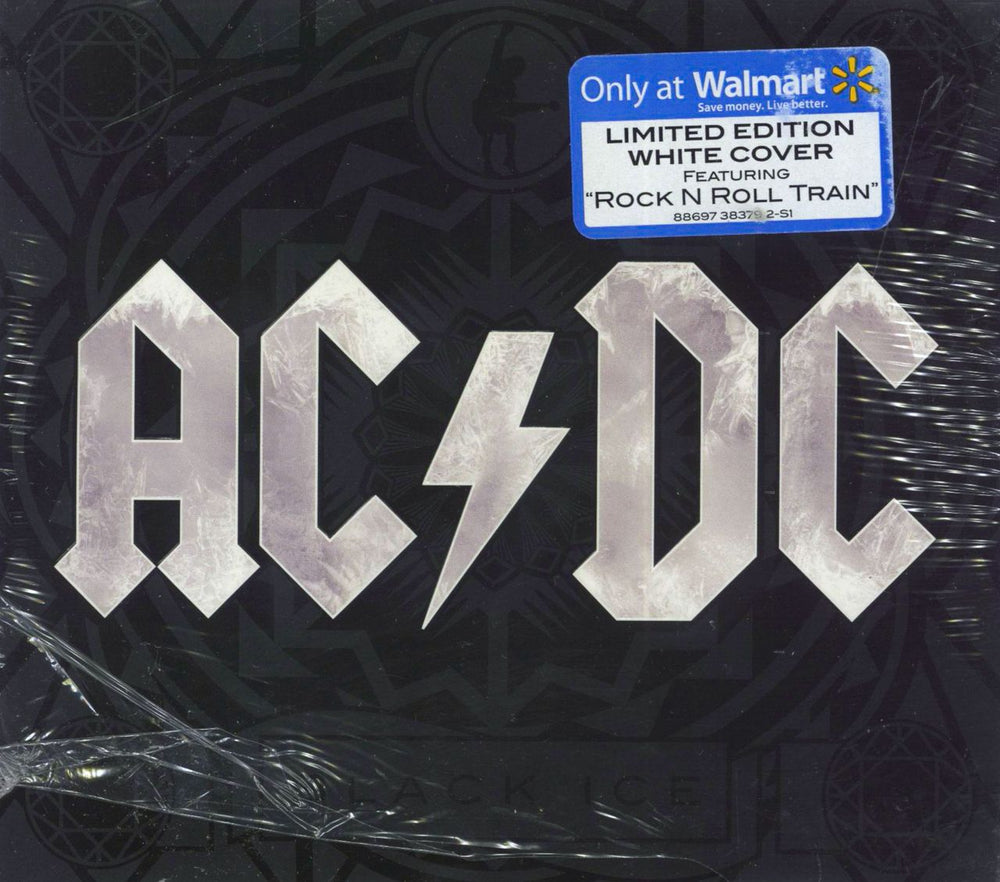 AC/DC Black Ice - Walmart - White Logo US CD album (CDLP) 88697383792