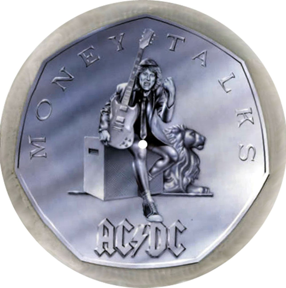 AC/DC Money Talks + Flyer UK 12" vinyl picture disc (12 inch picture record) B8886TP