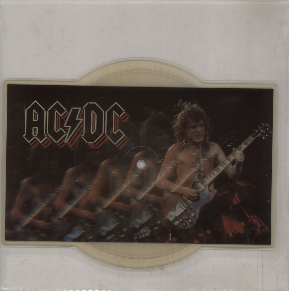 AC/DC Nervous Shakedown UK shaped picture disc (picture disc vinyl record) A9651P