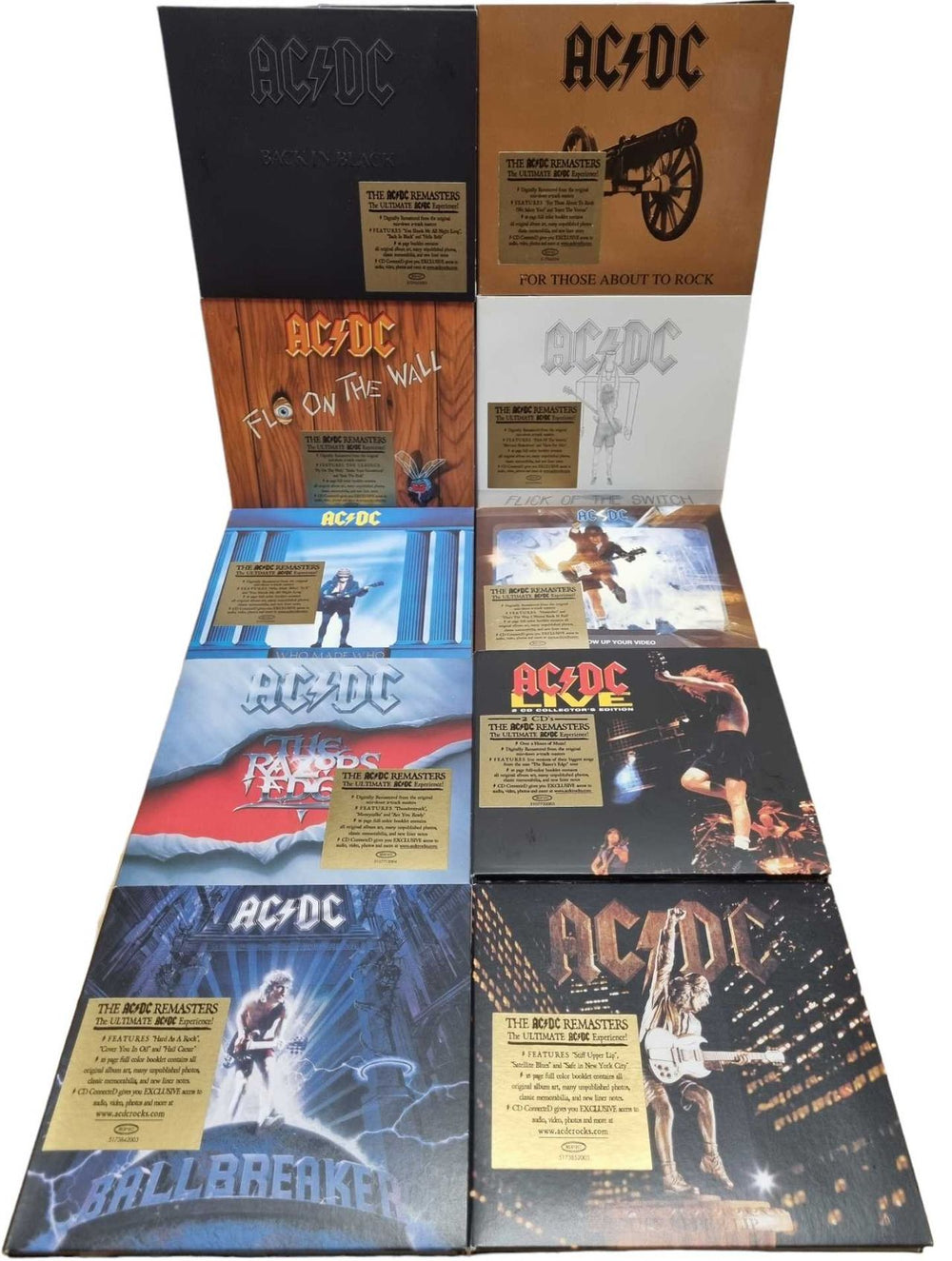 AC/DC The AC/DC Remasters - 17 Albums UK CD album (CDLP)