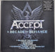 Accept A Decade Of Defiance - Sealed UK CD Album Box Set NBR69655