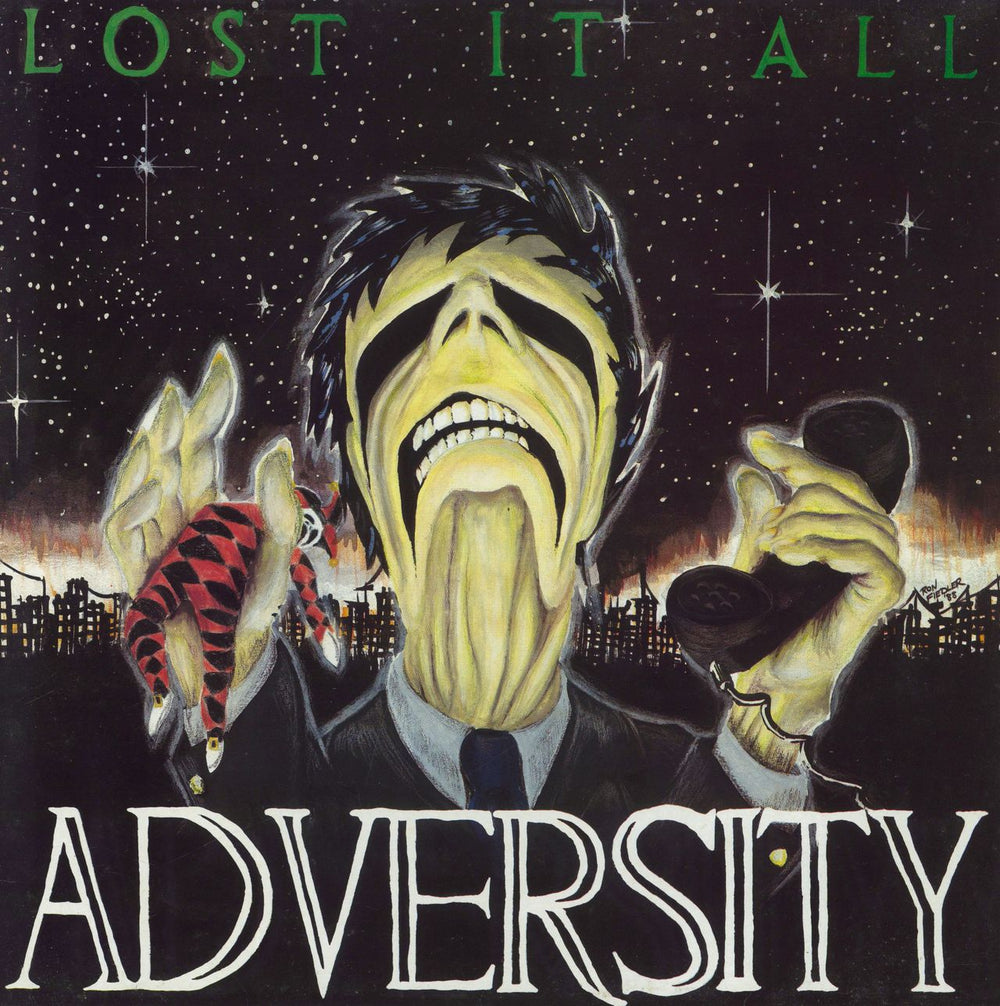 Adversity Lost It All - EX UK vinyl LP album (LP record) ACHE13