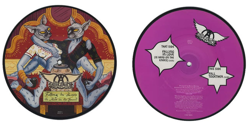 Aerosmith Falling In Love - No. 00059 UK 7" vinyl picture disc (7 inch picture disc single) AER7PFA428600