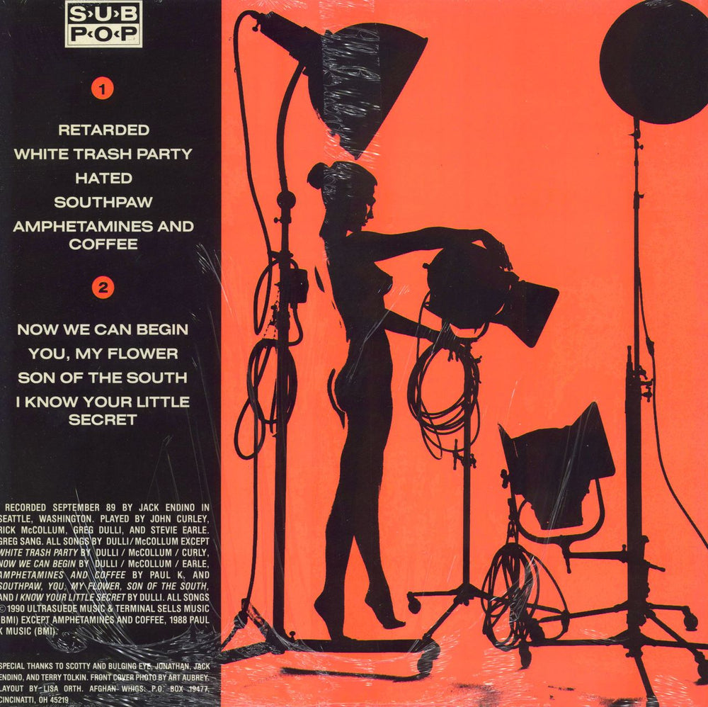 Afghan Whigs Up In It - 2nd - Translucent Vinyl + Original Artwork + Shrink US vinyl LP album (LP record)