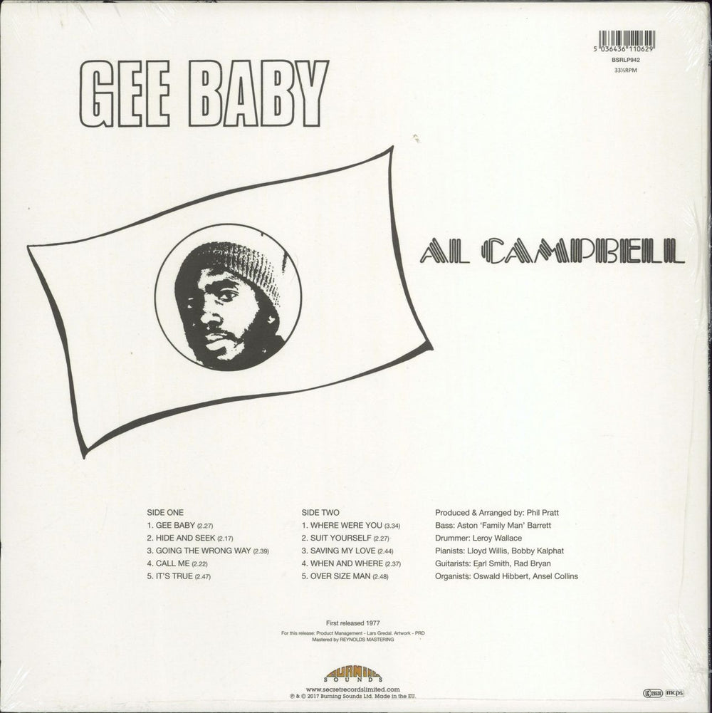 Al Campbell Gee Baby - 180gm - Sealed UK vinyl LP album (LP record)