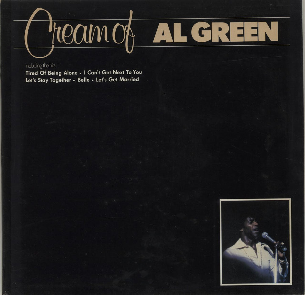 Al Green Cream Of Al Green UK vinyl LP album (LP record) HLPC101