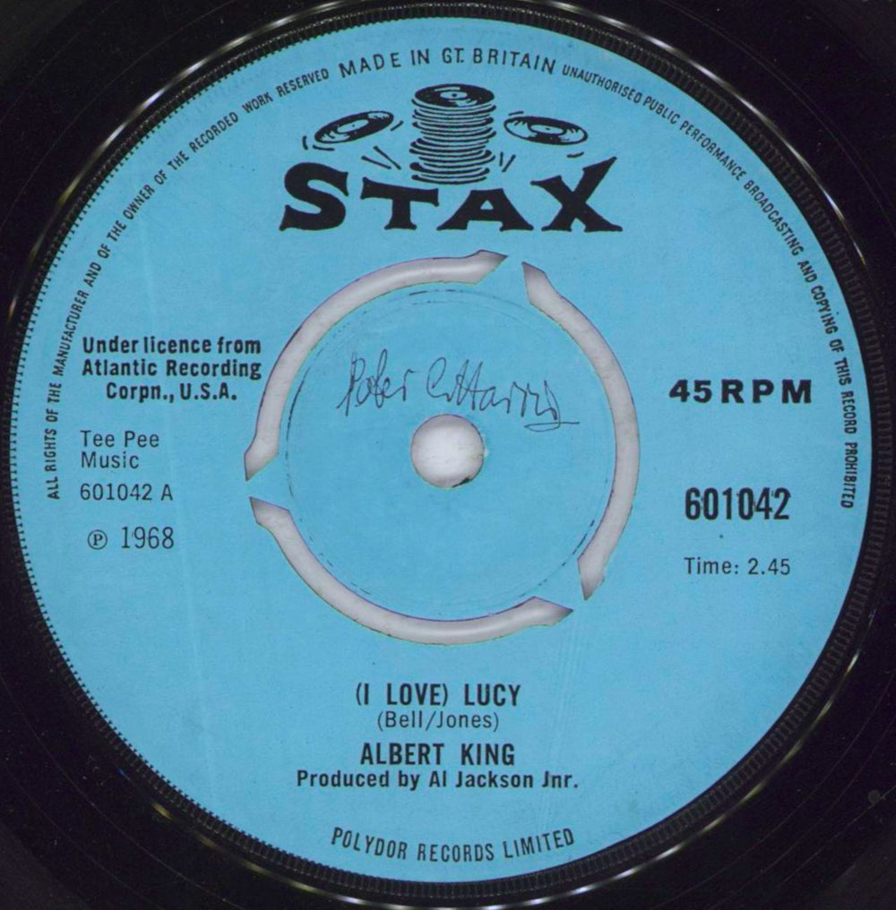 Albert King (I Love) Lucy UK 7" vinyl single (7 inch record / 45) 601042