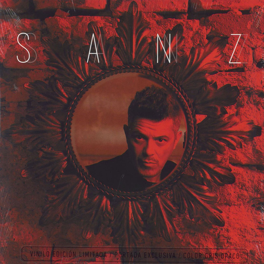 Alejandro Sanz Sanz - Grey Vinyl - Red & Black Sleeve Spanish vinyl LP album (LP record) 0602438967728