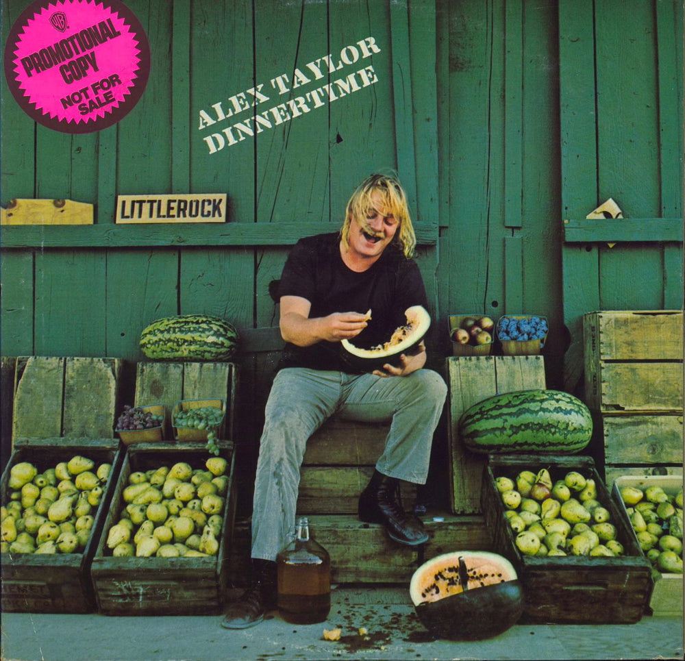 Alex Taylor Dinnertime - Promo stickered US vinyl LP album (LP record) CP0101