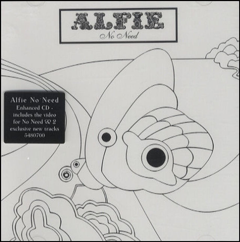 Alfie No Need UK CD single (CD5 / 5") REG99CD