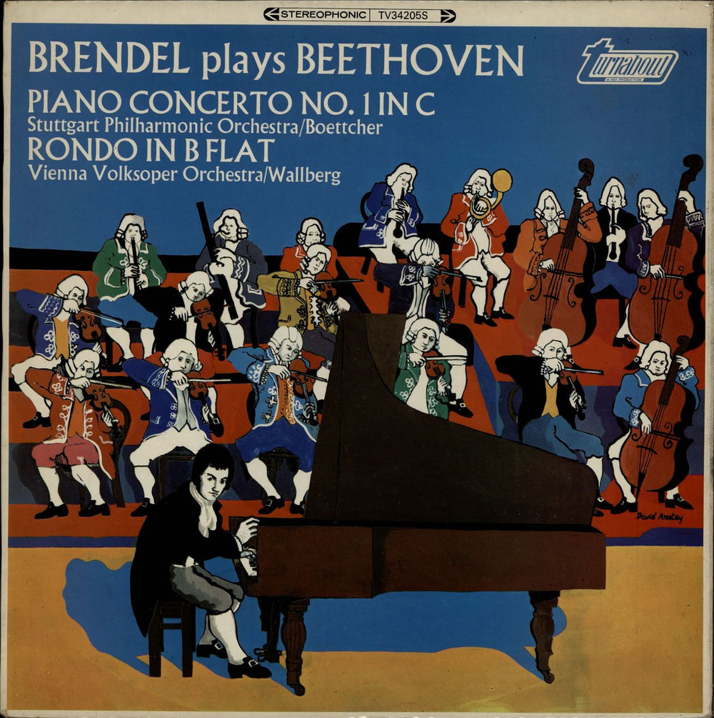 Alfred Brendel Brendel Plays Beethoven UK vinyl LP album (LP record) TV34205S